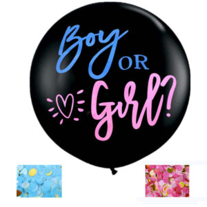 Gender reveal balloon